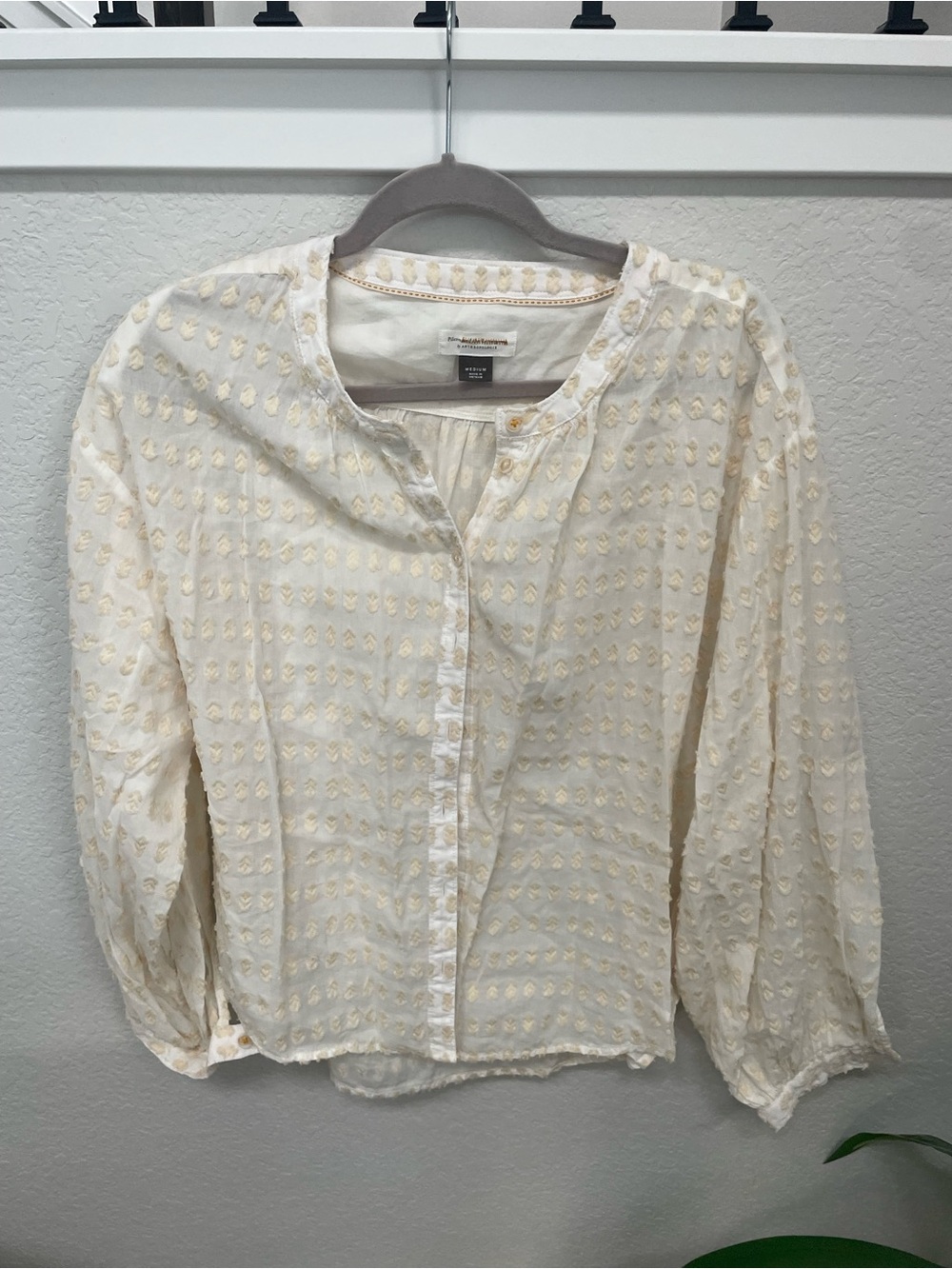 Pilcro The Tavi Buttondown from Anthropologie NEW Medium